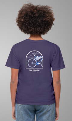 Purple The Traka T-Shirt Bike Unisex