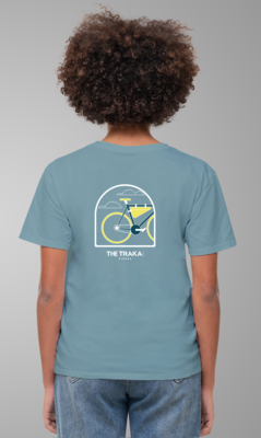 Blue The Traka T-Shirt Bike Unisex