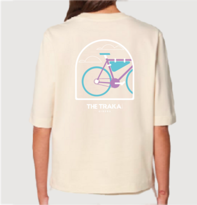 Vintage White The Traka Women T-Shirt Bike