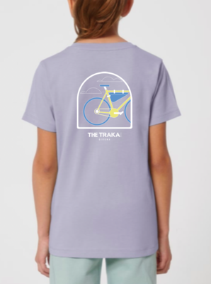 Purple Kid Bike Illustration T-Shirt