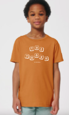 Orange Kid Scrabble T-Shirt