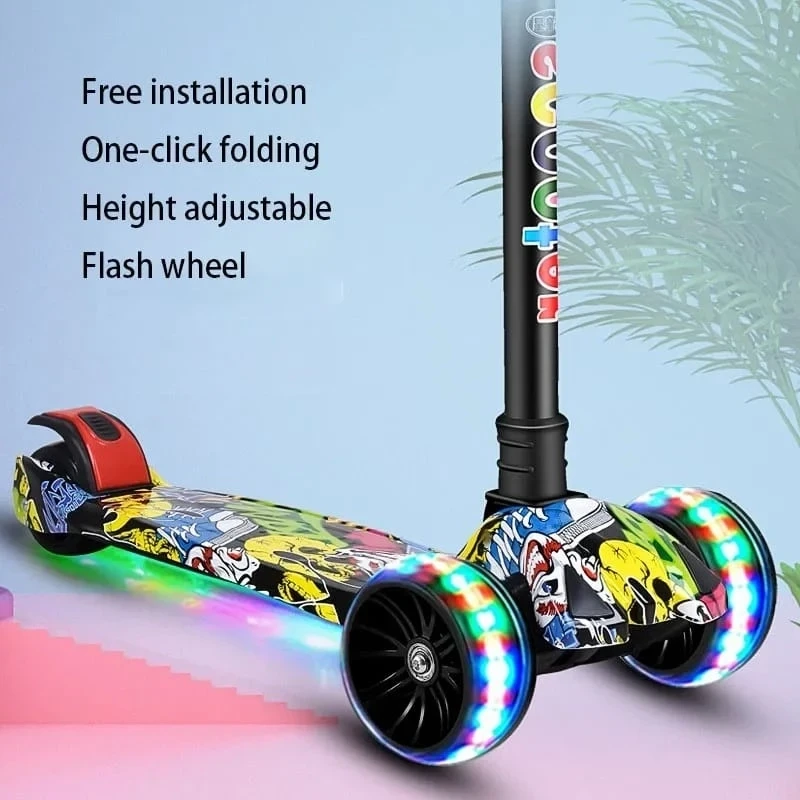 3 Wheels flash Scooter