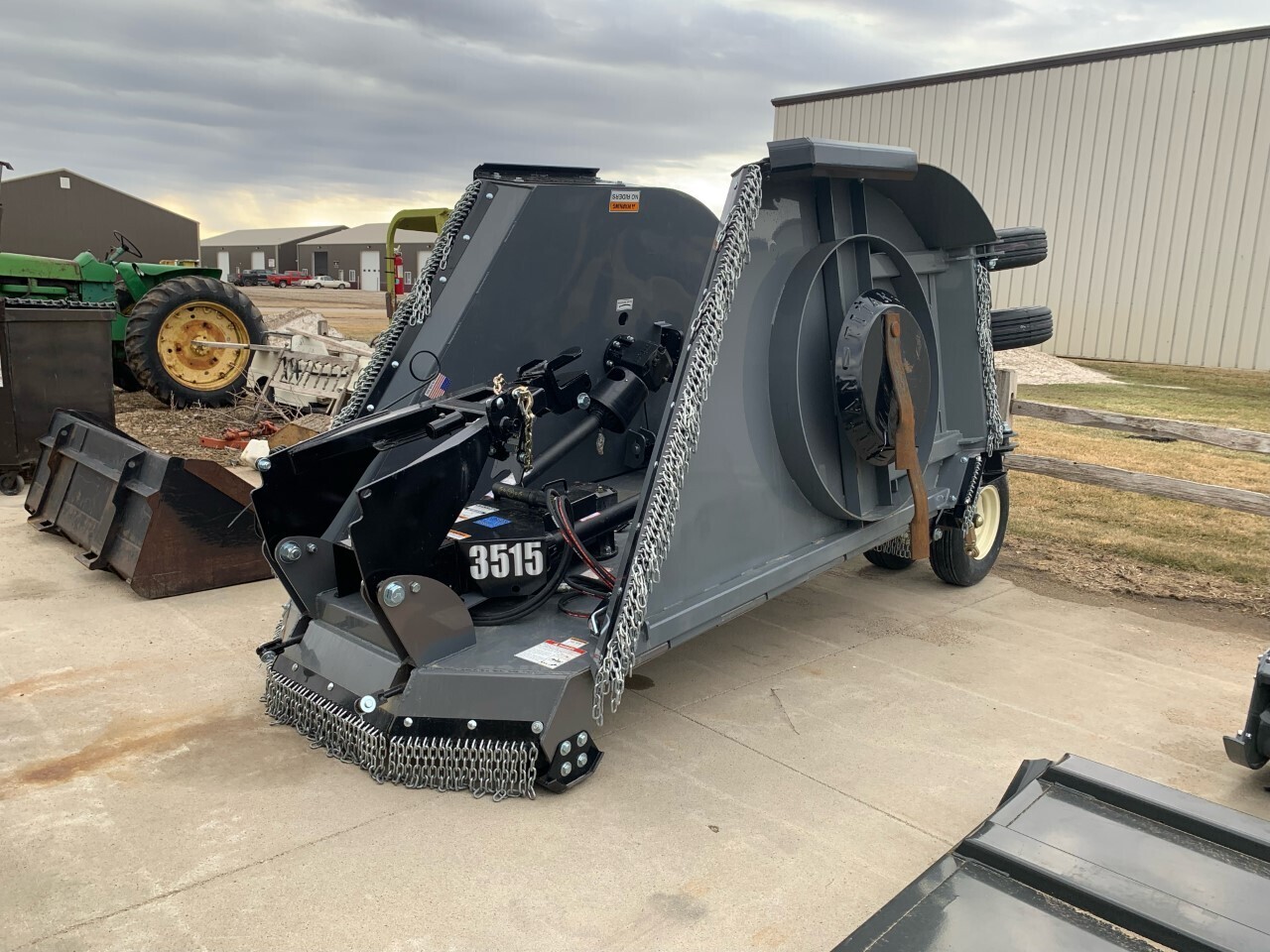 15' Heavy Duty Flex Wing Cutter - Grey