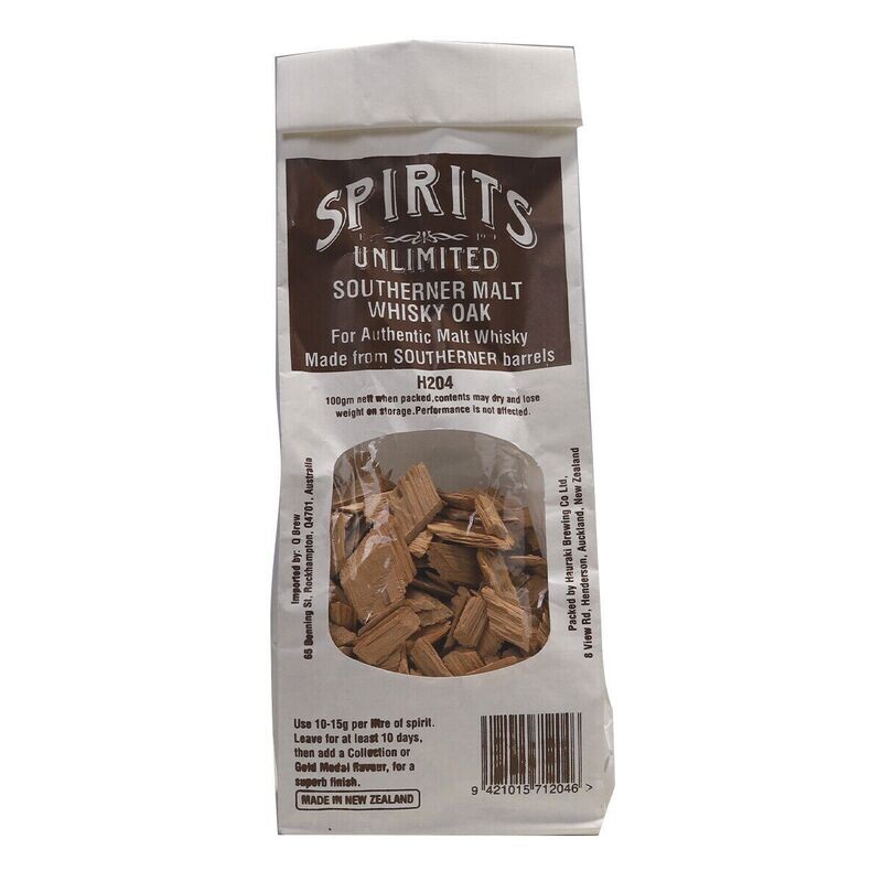 Spirits Unlimited Southern Malt Whiskey Chips 100gs