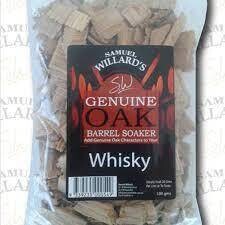 Samuel Willards Whiskey Barrel Chips 100gs