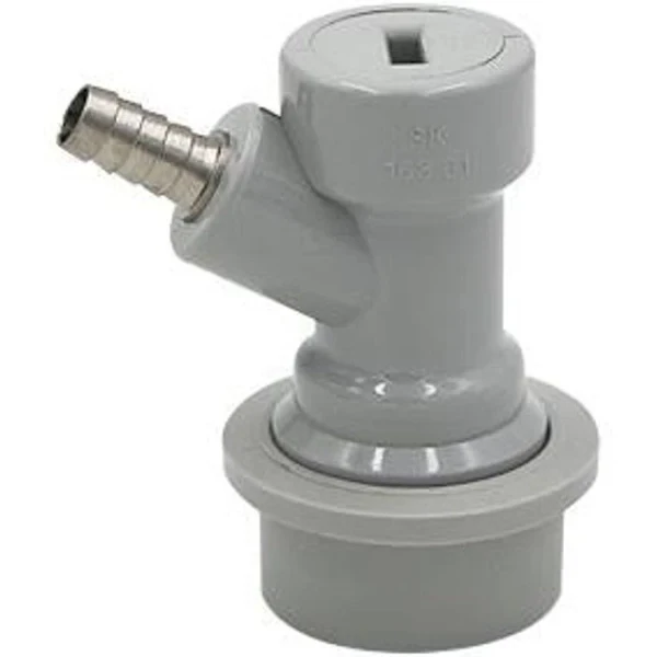 Gray Gas Disconnect Barbed