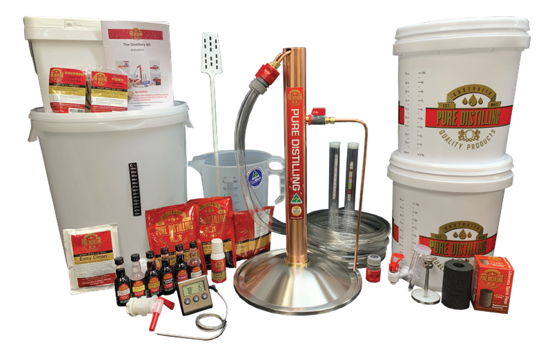 Pure Distilling Distillery Kit + 2x5l demijohns/30L Boiler must be purchased separately