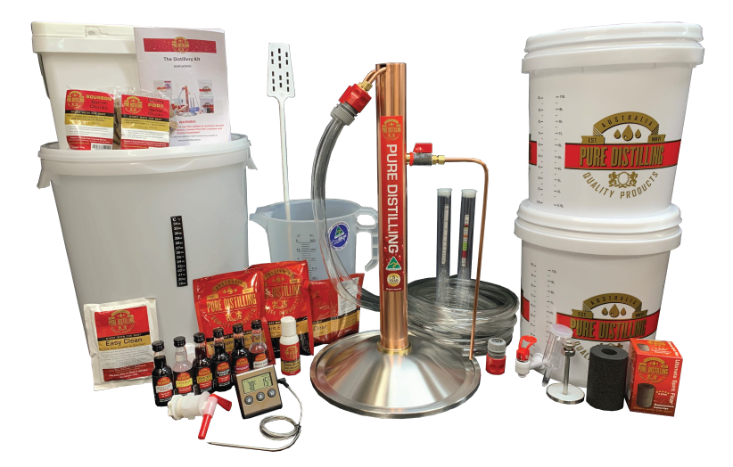 Pure Distilling Distillery Kit + 5l demijohns/30L Boiler must be purchased separately