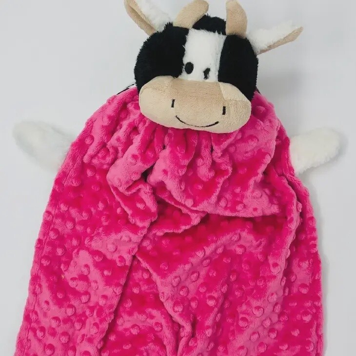 Cow Pink 18&quot; Lovey
