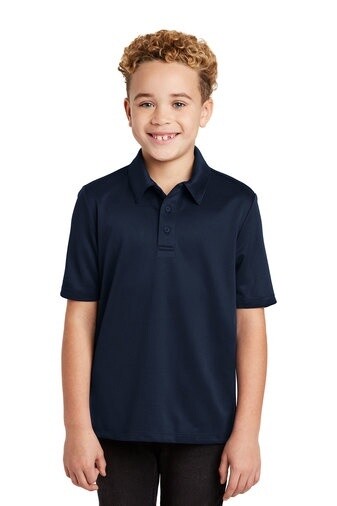 Youth Silk Touch Performance Polo - LCCA, Size: XS, Colour: Navy