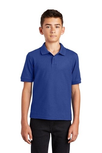 Youth Silk Touch Polo - LCCA, Colour: Royal, Size: XS