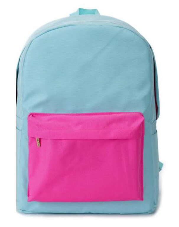 Water Resistant Canvas Backpack, color: Turg/Ht Pink