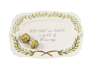 Blessing Garland Platter - Blessings