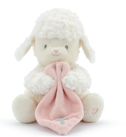 Jesus Loves Me Musical Lamb, Colour: Pink