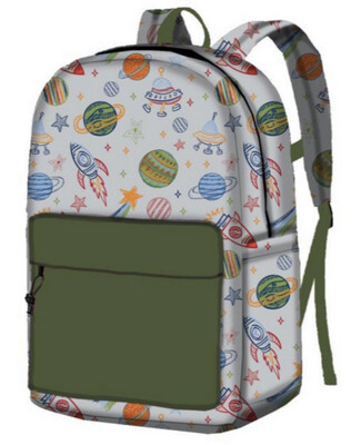 Water Resistant Canvas Backpack - outta this World