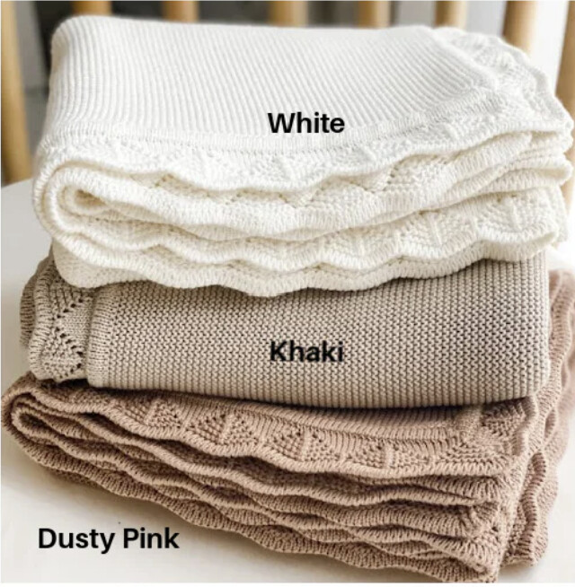 Crochet Nap Time Blanket, color: Khaki