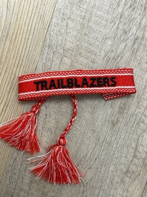 Spirit Embroidered Bracelet, Team: Trailblazers