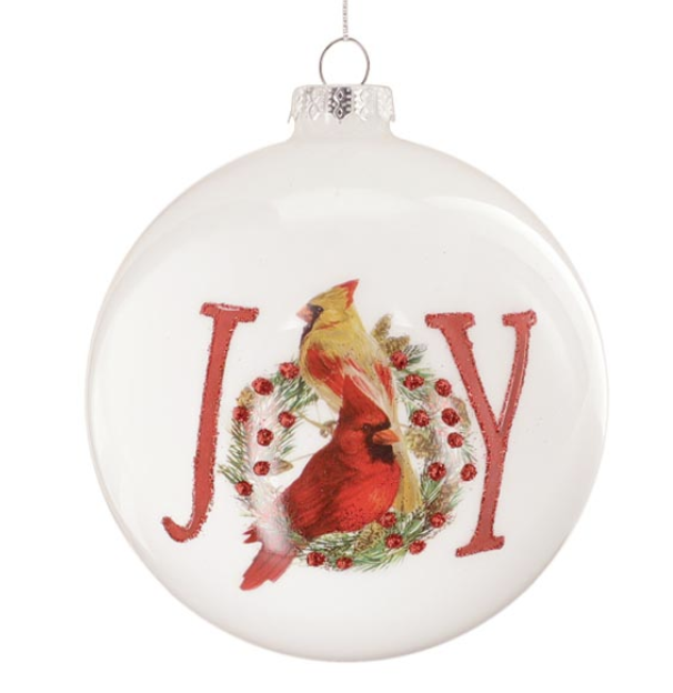 Joy Cardinal Ornament