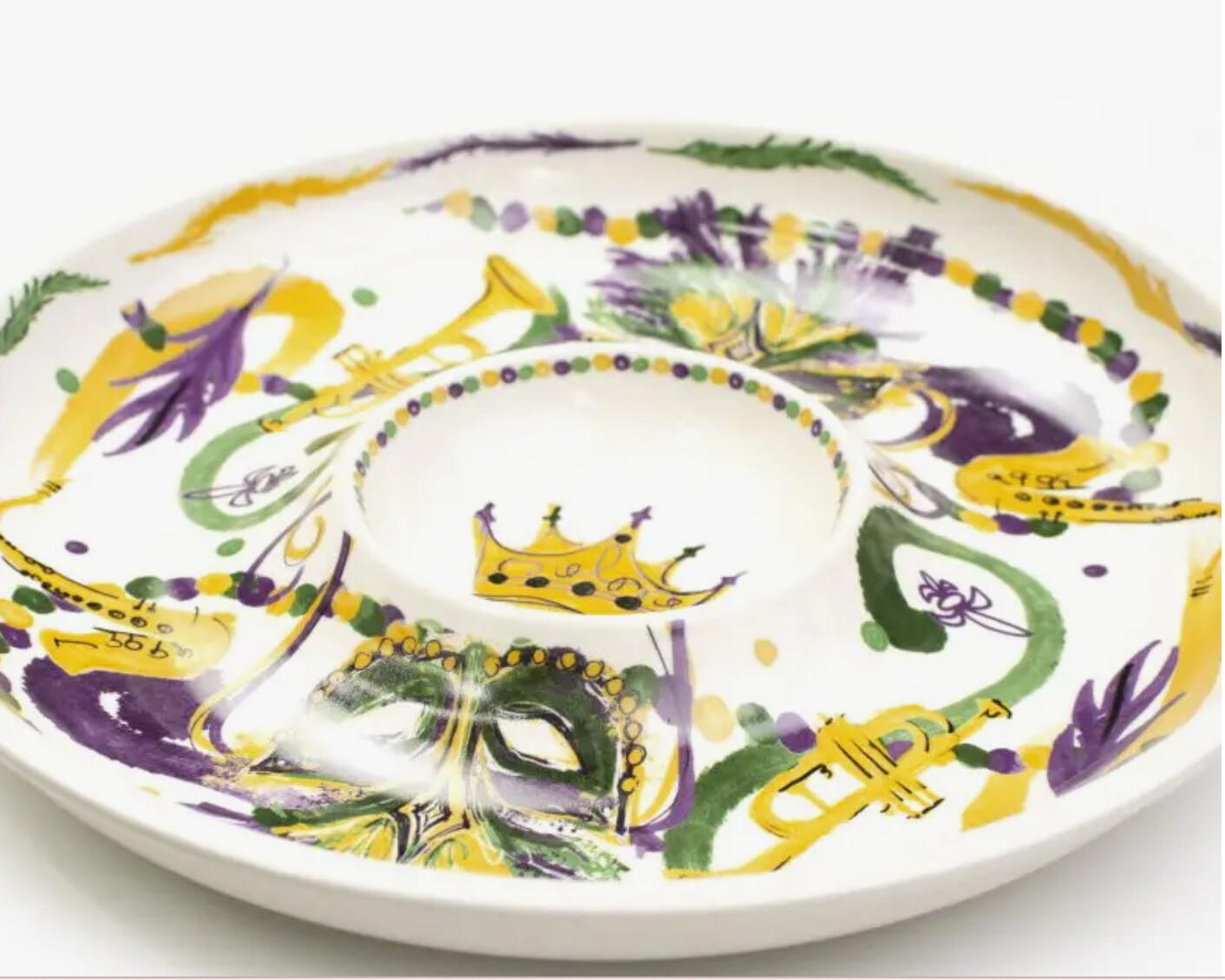 Mardi Gras Mask Chip and Dip