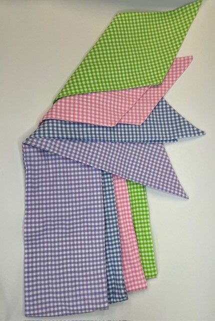 Gingham Linen Bow Sash