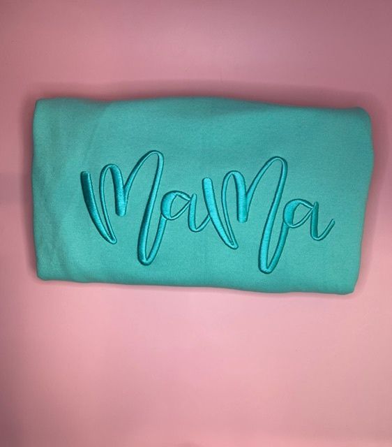 3D Embroidery Mama Sweatshirt