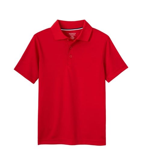 FT- Youth SS Pique Polo - LCCA, Colour: Red, Size: M(8)