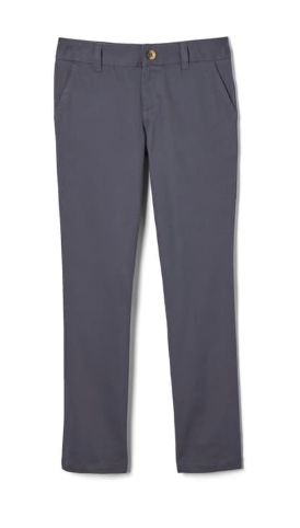 Womens Straight Leg Twill Pant