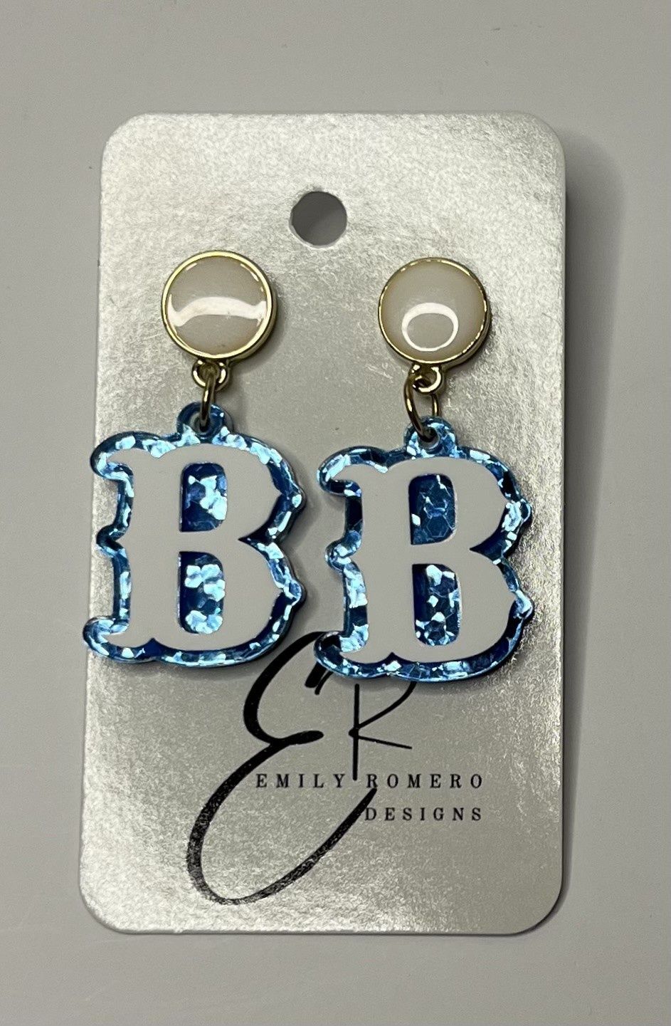 Circle Top - Acrylic Earrings, School: Barbe B