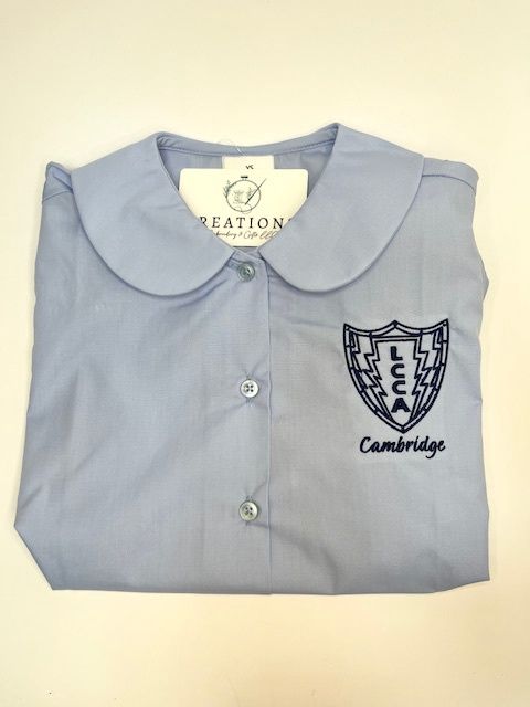 Girls Peter Pan Button Down - LCCA Cambridge