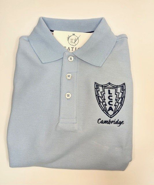 FT - Pique Polo - LCCA CAMB, Colour: Light Blue, Size: XS(4/5)
