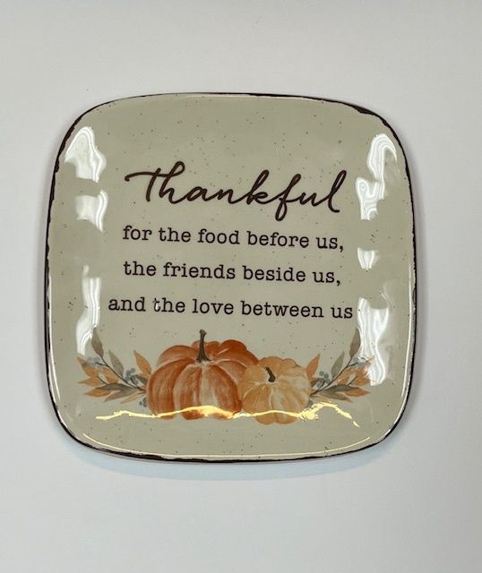 Square Thankful Platter