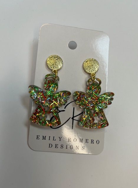 Confetti Angel Earrings