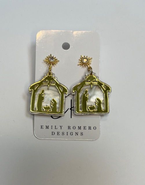 Away in a Manger Earrings