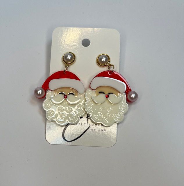 Santa Earrings