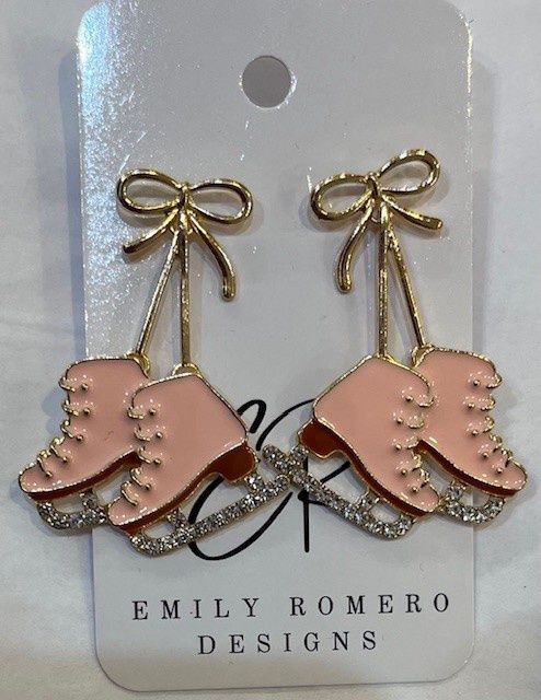 Ice Skate Earrings