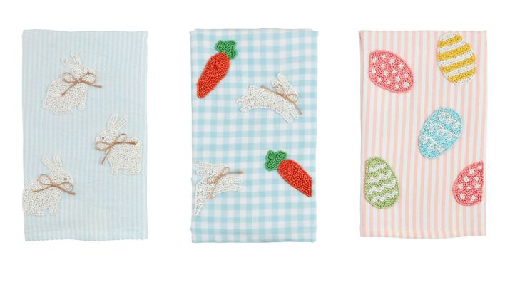 Easter Beaded Towels