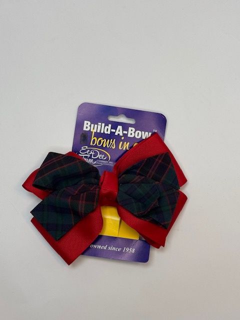2-n-1 Plaid Bow