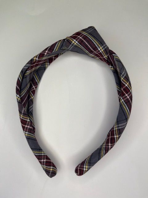 Plaid Knot It Up Headband
