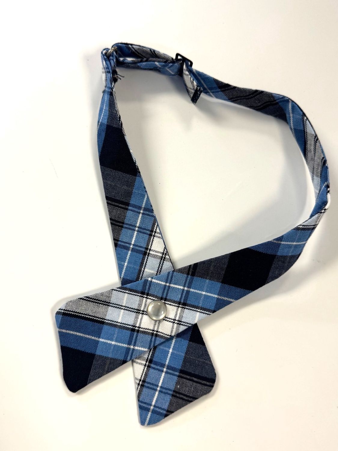 LCCA  - Plaid Ties, Style: Girls Plaid Cross Tie