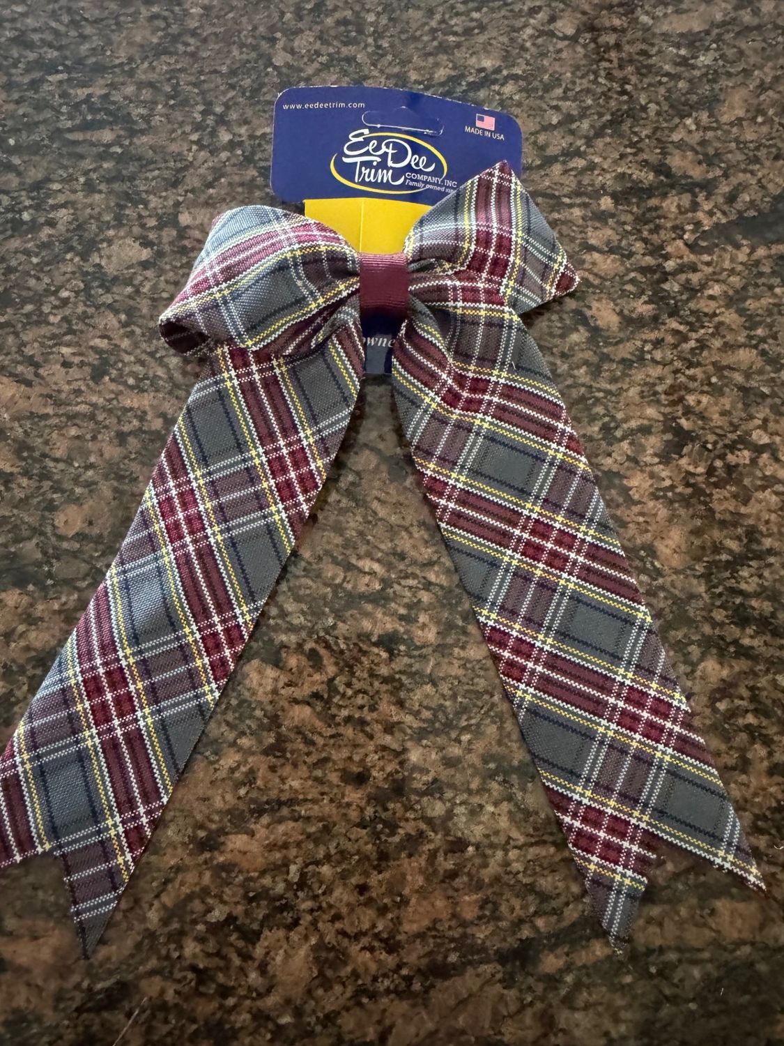 LCCP - Plaid Bow w/Tails
