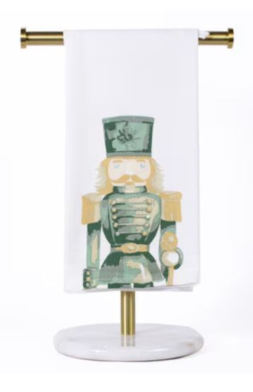 Watercolor Nutcracker Hand Towel