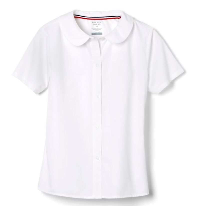 PREORDER - Girls SS Modern Peter Pan CLR BLSE - STEM, Colour: White, Size: 4