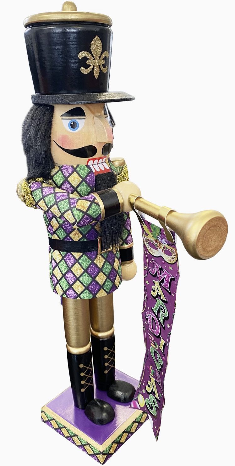 Mardi Gras Bugler Nutcracker