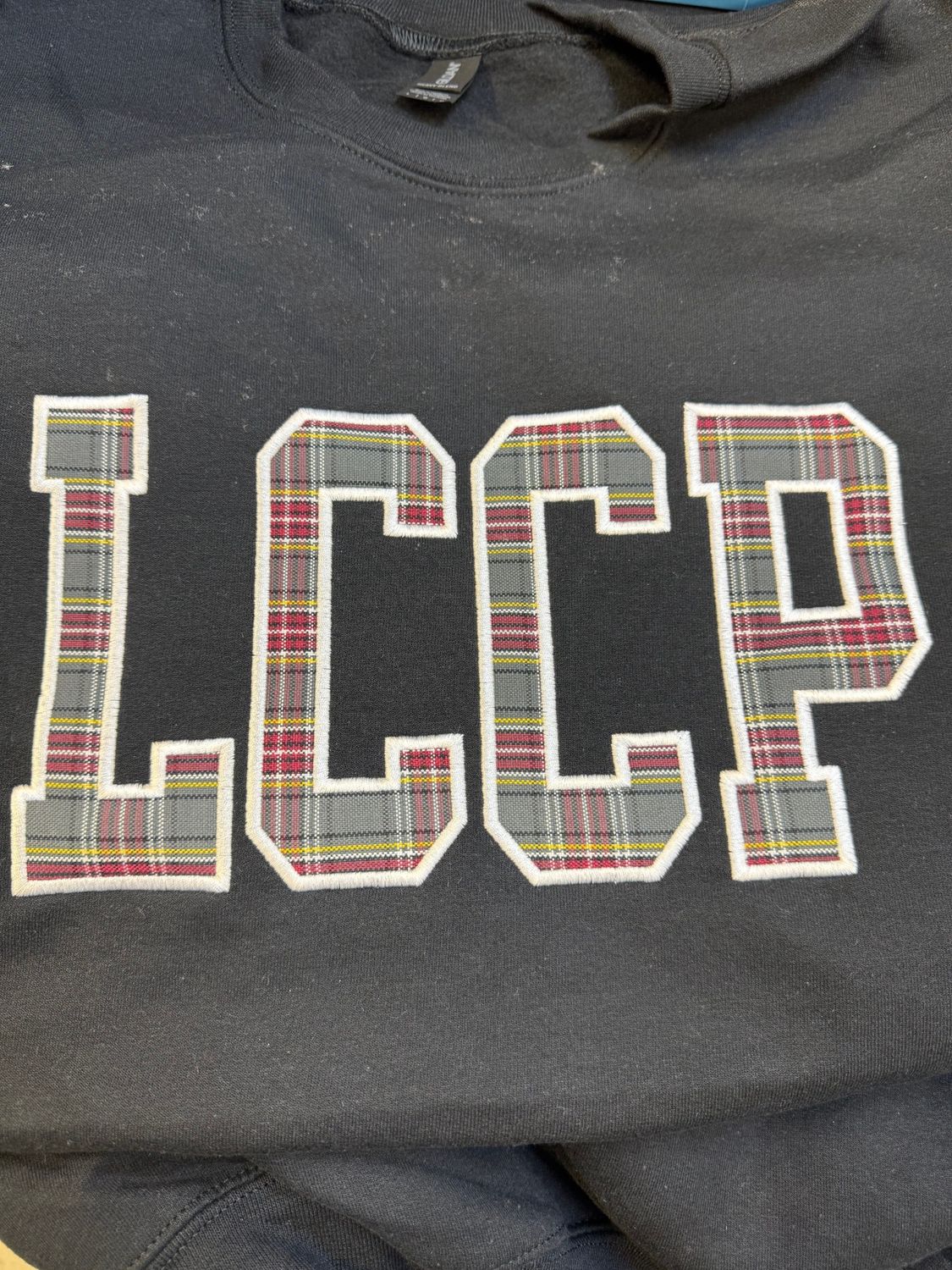 Applique Crew LCCP Sweatshirt, Colour: Black, Size: YXS