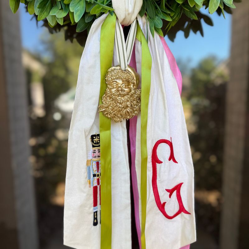 Wreath Ornament - Santa