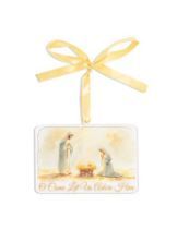 Let Us Adore Him Acrylic Ornament