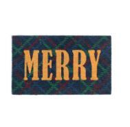 Layton Plaid Merry Doormat