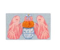 Friendly Ghost Coir Doormat