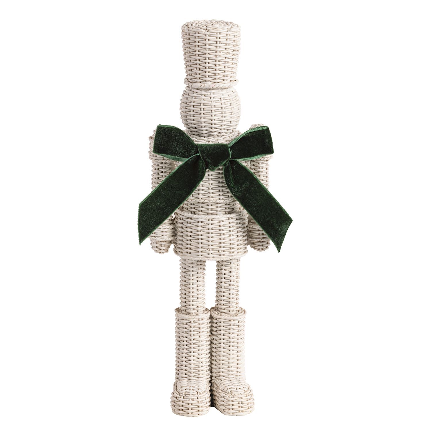 Small Resin Wicker Nutcracker