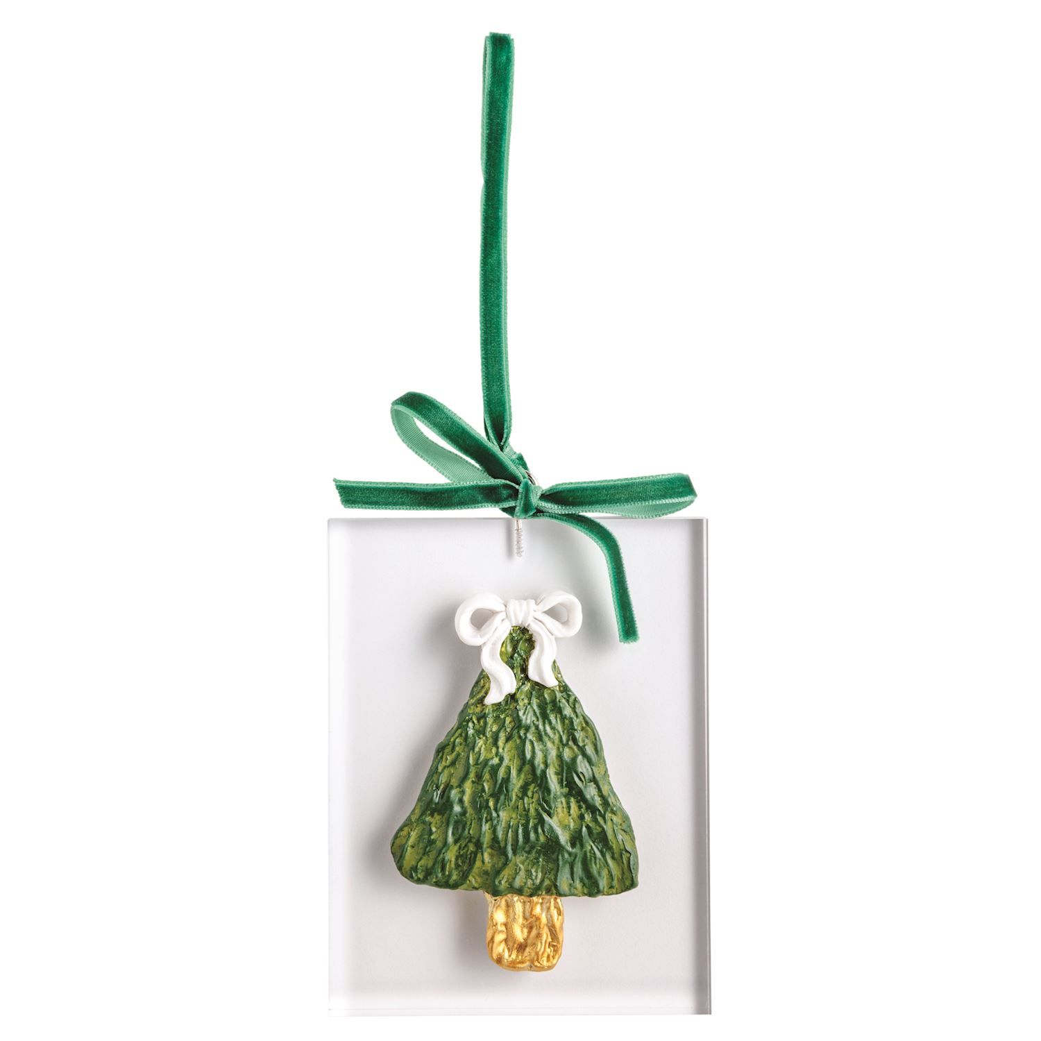 Tree Painted Acrylic Ornament